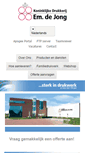 Mobile Screenshot of emdejong.nl